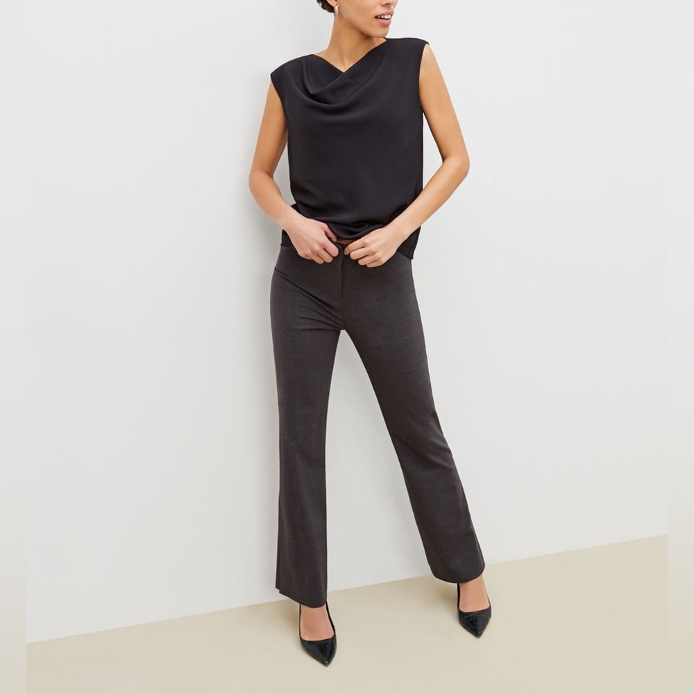 MM LAFLEUR - The Clooney Pant - Tropical Wool - Black - - 4 - Picture 2 of 11